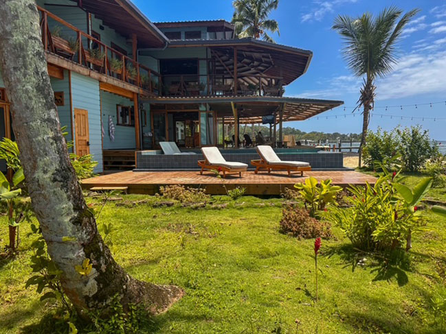 Pool Side Lawn View